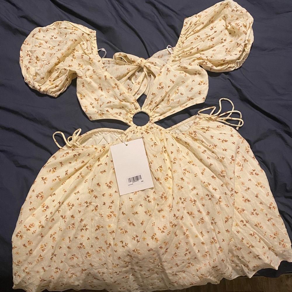Two-Piece Floral Mini Dress NWT